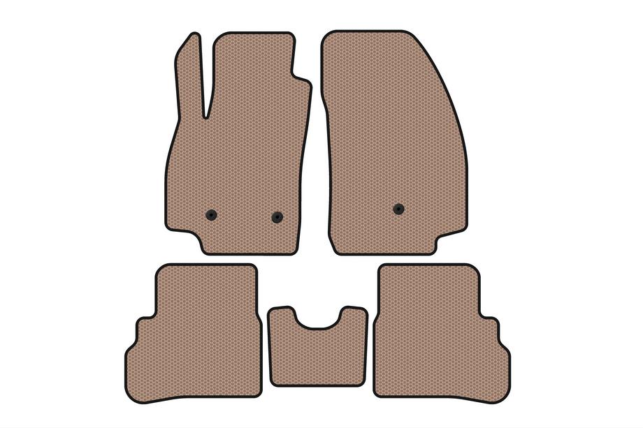 Chevrolet Spark 2015–2023 Gummimattor Carsuit (2018-2023, beige) Image