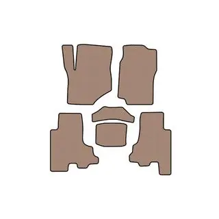 Gummimattor Carsuit (Beige)
