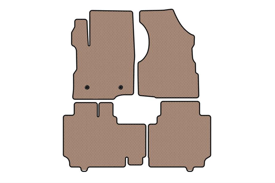 Chevrolet Equinox 2009–2016 Gummimattor Carsuit (2015-2017, beige) Image