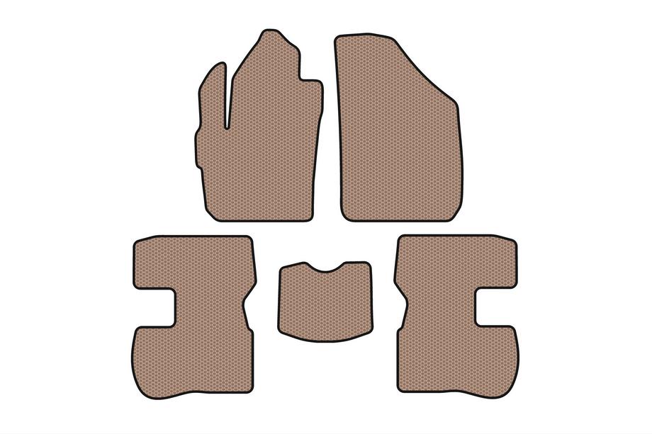 Chery Kimo 2007–2015 Gummimattor Carsuit (Beige) Image