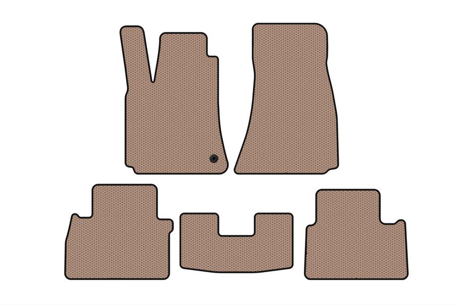 Chrysler C300 2004–2011 Gummimattor Carsuit (SD, beige) Image