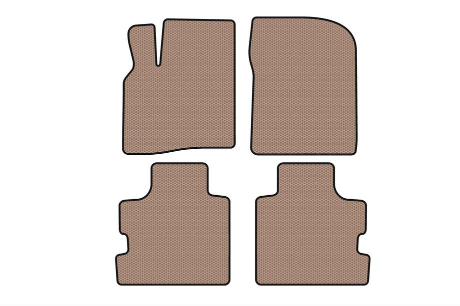 Chrysler Pacifica 2004–2008 Gummimattor Carsuit (Beige) Image