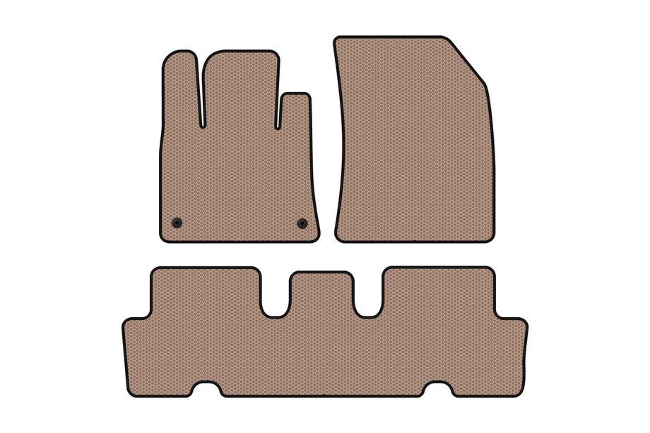 Citroen C-4 Picasso 2013–2022 Gummimattor Carsuit V1 (2 rader, beige) Image