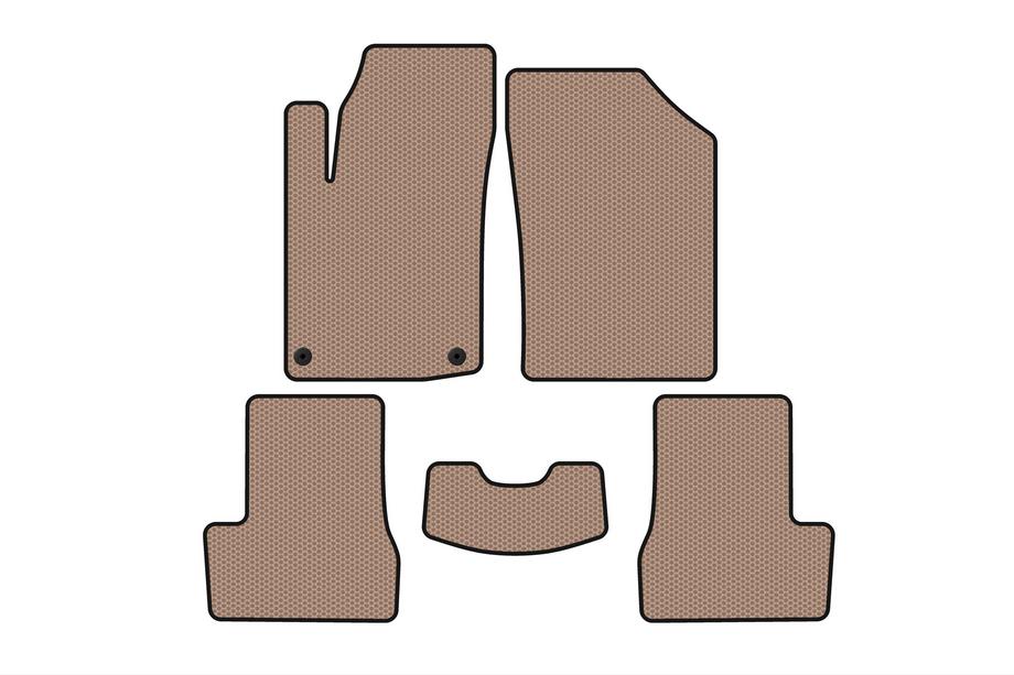 Citroen C-3 2009–2016 Gummimattor Carsuit (HB, beige) Image