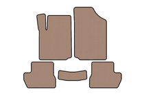 Citroen C-2 2003–2009 Gummimattor Carsuit (Beige) foto 1