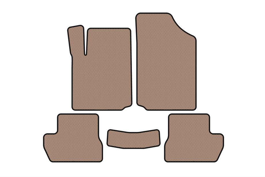 Citroen C-2 2003–2009 Gummimattor Carsuit (Beige) Image