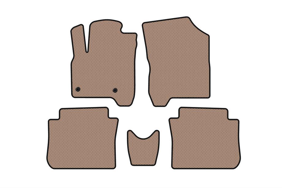 Citroen C-3 Picasso 2010–2017 Gummimattor Carsuit (Beige) Image