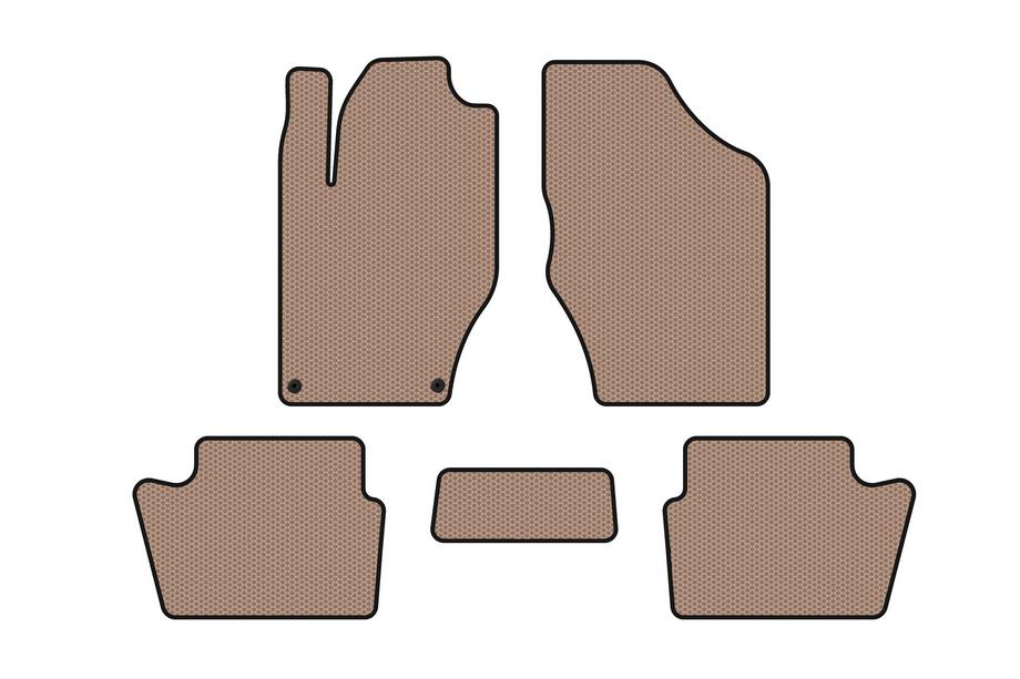 Citroen DS-4 2010–2015 Gummimattor Carsuit (HB, före facelift, beige) Image
