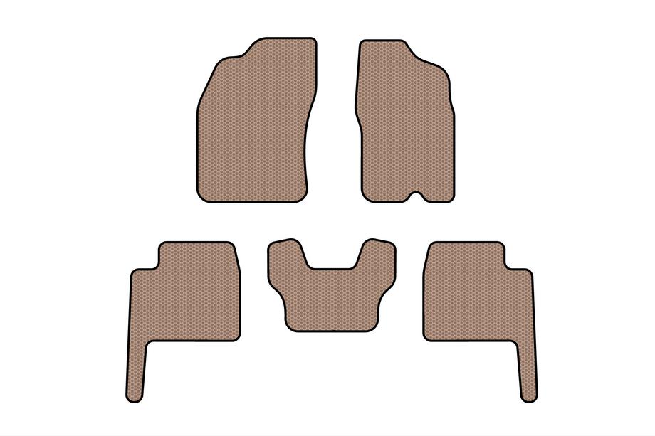 Dodge Durango 2004–2009 Gummimattor Carsuit (Beige) Image