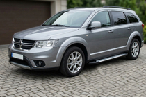 Dodge Journey 2008–2020 Sidosteg Allmond Grey (2 st, aluminium) foto 1