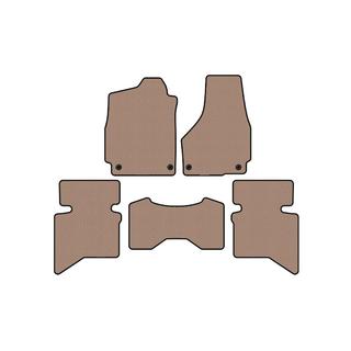 Carsuit gummimattor till kupén (2009+, 5-sits/Fyrsits hytt, beige) Dodge RAM (DS/DJ/D2) 2009–2024 foto 1