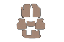 Dodge Journey 2008–2020 Gummimattor Carsuit (2011-2020, 3 rader, 7-sits, beige) foto 1