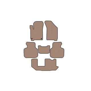 Gummimattor Carsuit (2011-2020, 3 rader, 7-sits, beige) foto 1
