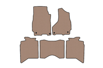 Dodge RAM (DS/DJ/D2) 2009–2024 Gummimattor Carsuit (2013+, 5-sits, beige) foto 1