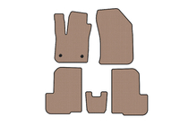 Dacia Lodgy 2012–2022 Gummimattor Carsuit (2 rader, 7-sits, beige) foto 1