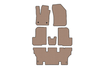 Dacia Lodgy 2012–2022 Gummimattor Carsuit (3 rader, 7-sits, beige) foto 1