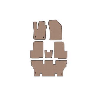 Gummimattor Carsuit (3 rader, 7-sits, beige) Dacia Lodgy 2012–2022 foto 1