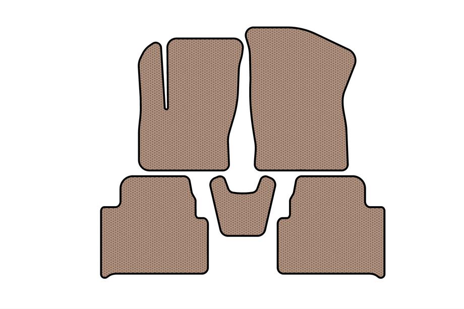 Ford C-Max 2004–2010 Gummimattor Carsuit (Beige) Image