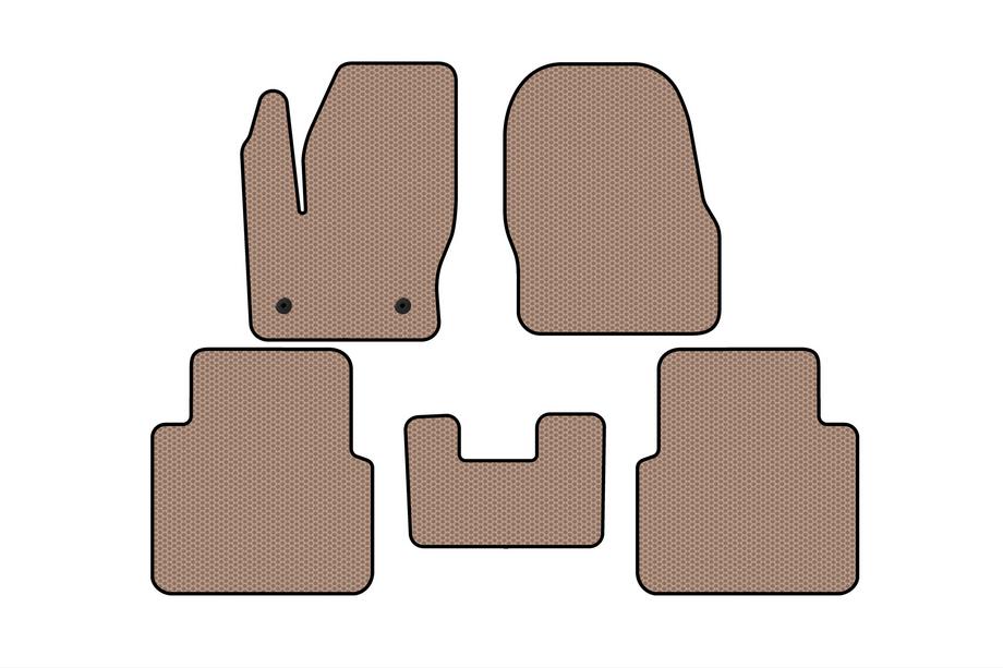 Ford Connect 2014–2021 Gummimattor Carsuit (Beige) Image
