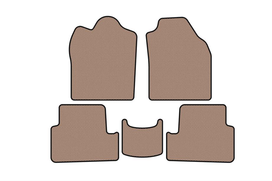 Ford Connect 2010–2013 Gummimattor Carsuit (2009-2012, beige) Foto 1