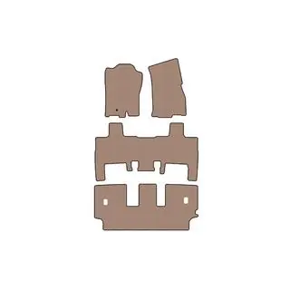 Gummimattor Carsuit (2007-2014, beige)