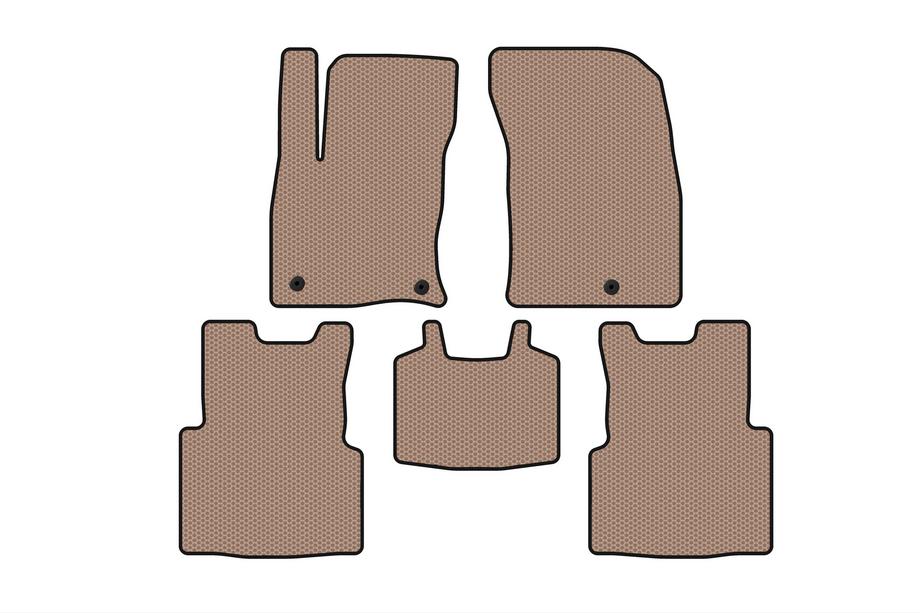 Ford Kuga/Escape 2019– Gummimattor Carsuit (För Escape, Beige) Image