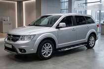 Dodge Journey 2008–2020 Sidosteg Sunrise (2 st, aluminium) foto 1