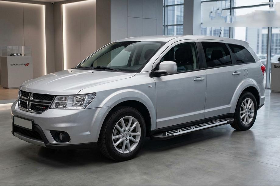 Dodge Journey 2008–2020 Sidosteg Sunrise (2 st, aluminium) Image