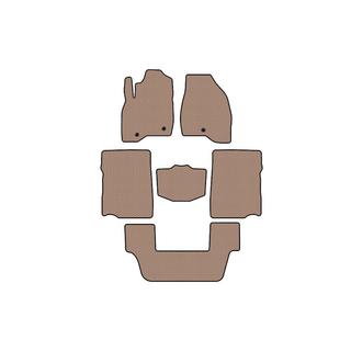 Gummimattor Carsuit (2017-2019, 3:e raden, 7-sits, beige) foto 1