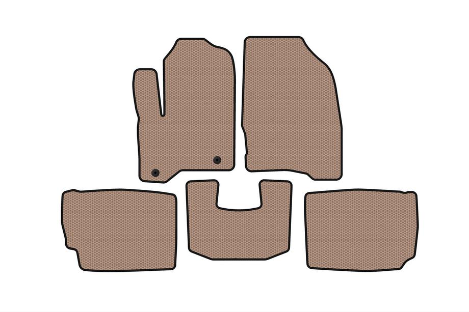Ford Taurus 2010–2019 Gummimattor Carsuit (2010-2012, beige) Image