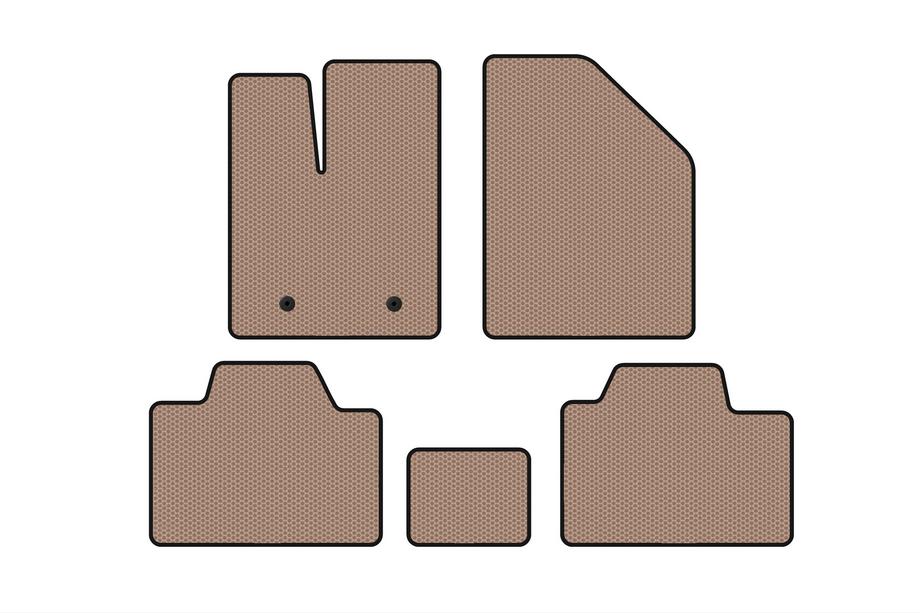 Ford Edge 2006–2014 Gummimattor Carsuit (Beige) Image