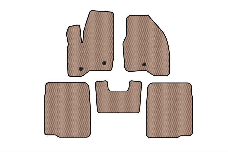 Ford Explorer 2011–2019 Gummimattor Carsuit (2 rader, 2011-2015, beige) Image