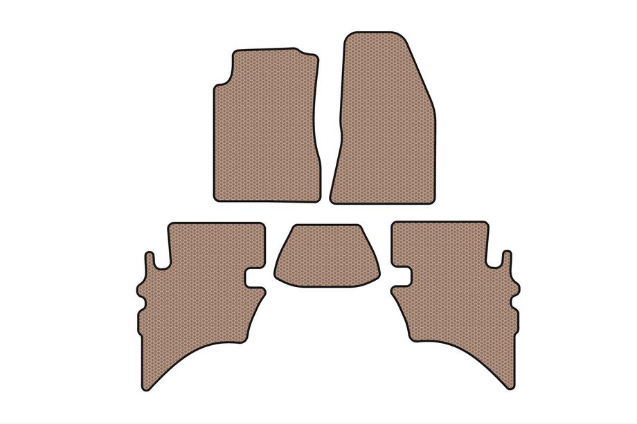 Ford Ranger 2002–2006 Gummimattor Carsuit (Beige) Image