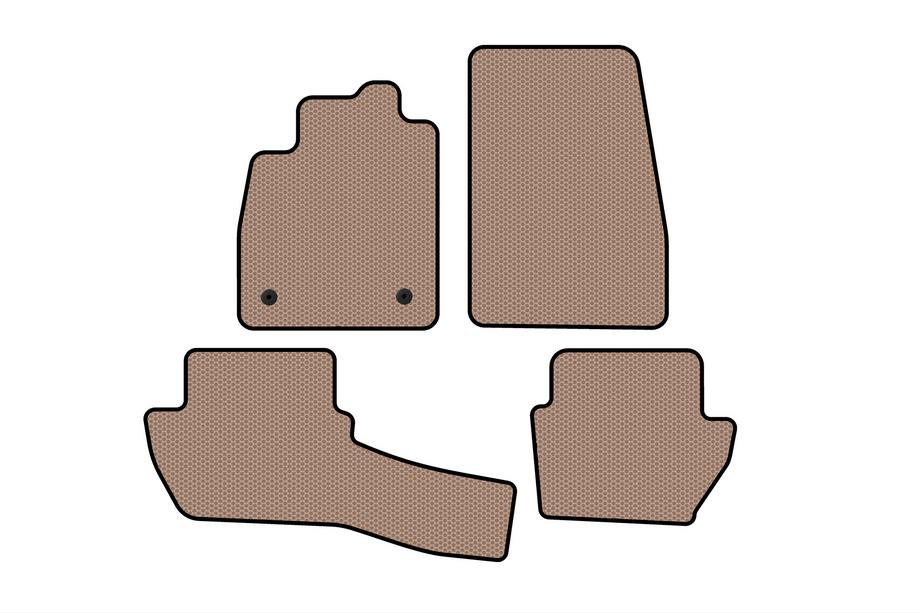Ford Fiesta 2017– Gummimattor Carsuit (Beige) Image