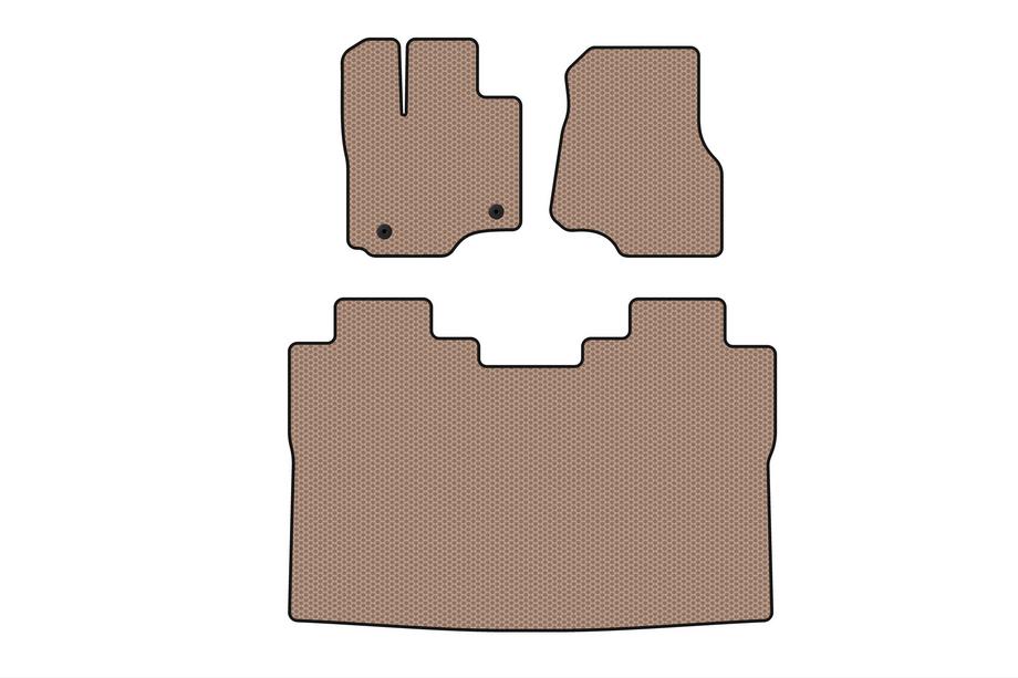 Ford F-150 2014–2021 Gummimattor Carsuit (Raptor, beige) Image