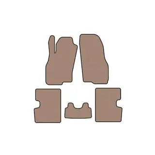 Gummimattor Carsuit (HB, 5-dörrars, före facelift, beige) foto 1