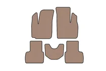Fiat Doblo I 2001–2005 Gummimattor Carsuit (Beige) foto 1