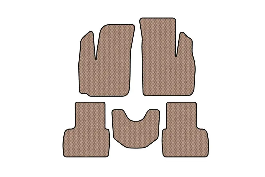Fiat Doblo I 2001–2005 Gummimattor Carsuit (Beige) Image
