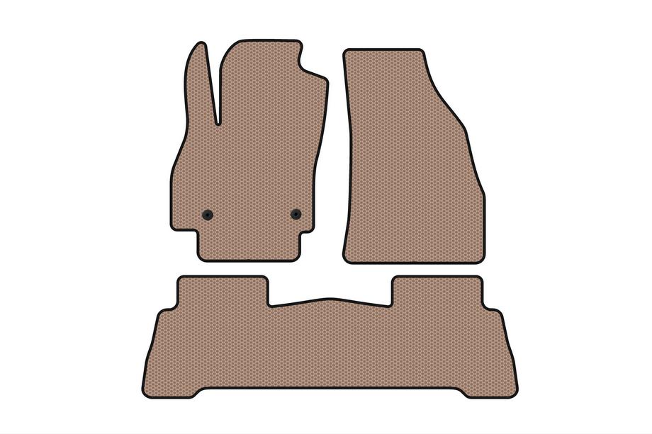 Fiat Fiorino/Qubo 2008–2024 Carsuit gummimattor för kupén (för Fiorino, beige) Foto 1