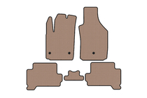 Fiat 500/500L 2013–2022 Gummimattor Carsuit (för 500, Electric, beige) foto 1