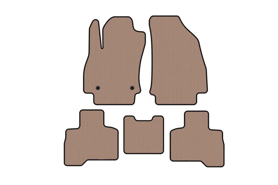 Fiat Fiorino/Qubo 2008–2024 Gummimattor Carsuit (för Qubo 2008-2016, beige) Image
