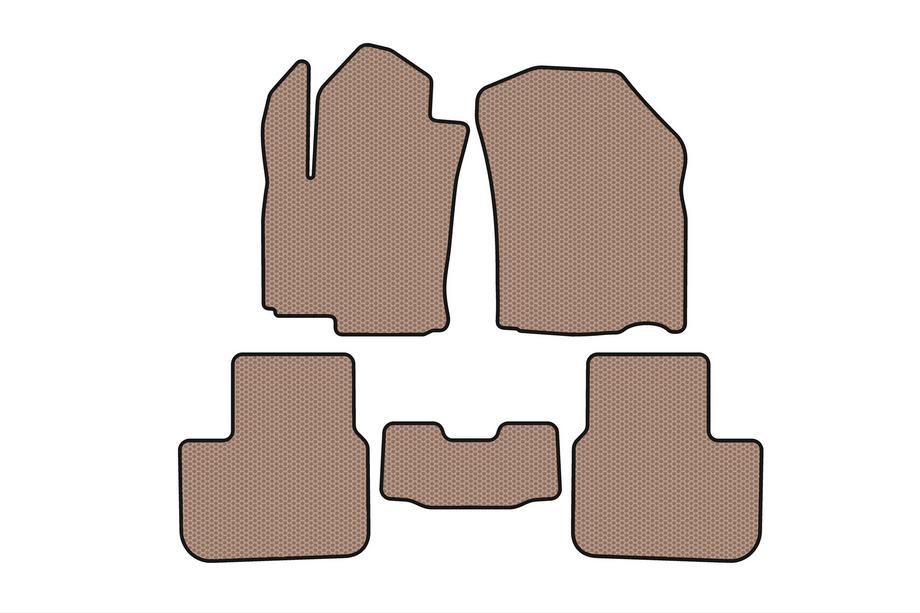 Fiat Sedici 2006–2014 Gummimattor Carsuit (HB, beige) Image