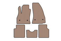 Fiat 500/500L 2013–2022 Carsuit gummimattor till kupén (för 500L, beige) foto 1