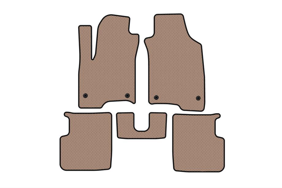 Fiat Panda 2011–2023 Gummimattor Carsuit (Beige) Image