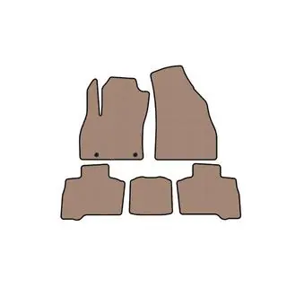 Carsuit gummimattor till kupén (för Qubo, 2016+, beige) foto 1