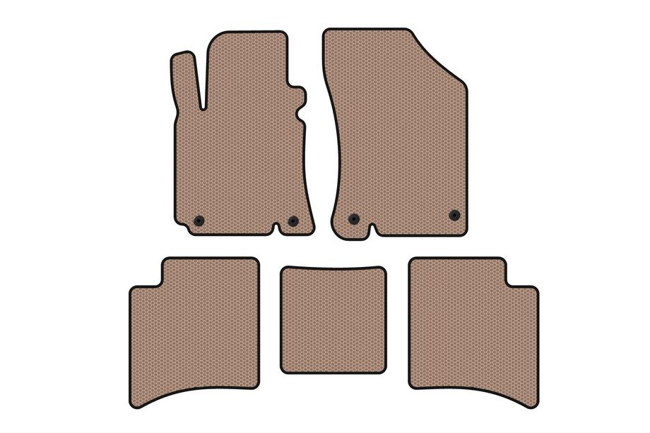 Geely MK Cross 2010–2016 Gummimattor Carsuit (Beige) Image