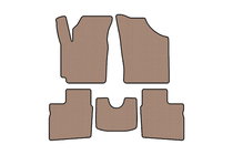 Geely CK-1 2005–2008 Gummimattor Carsuit (2005-2009, SD, beige) foto 1