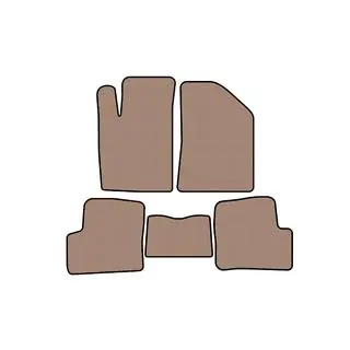 Gummimattor Carsuit (Beige)