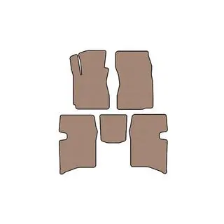 Gummimattor Carsuit (SD, beige)