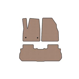 Carsuit gummimattor (2 rader, 2017-2019, beige) GMC Acadia 2017– foto 1